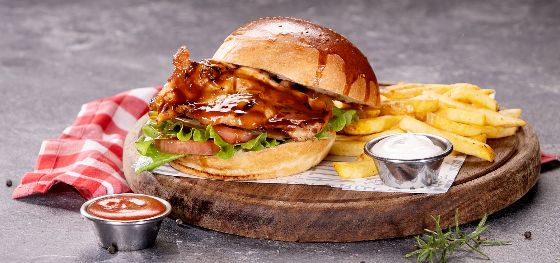 Bbq Soslu Tavuk Burger