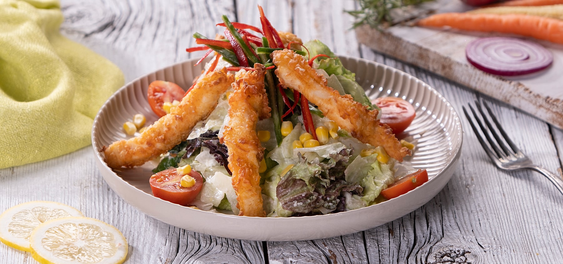 Çıtır Tavuk Salata